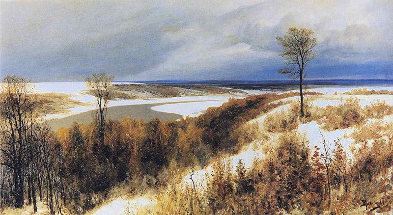 Vasiliy Polenov Early Snow